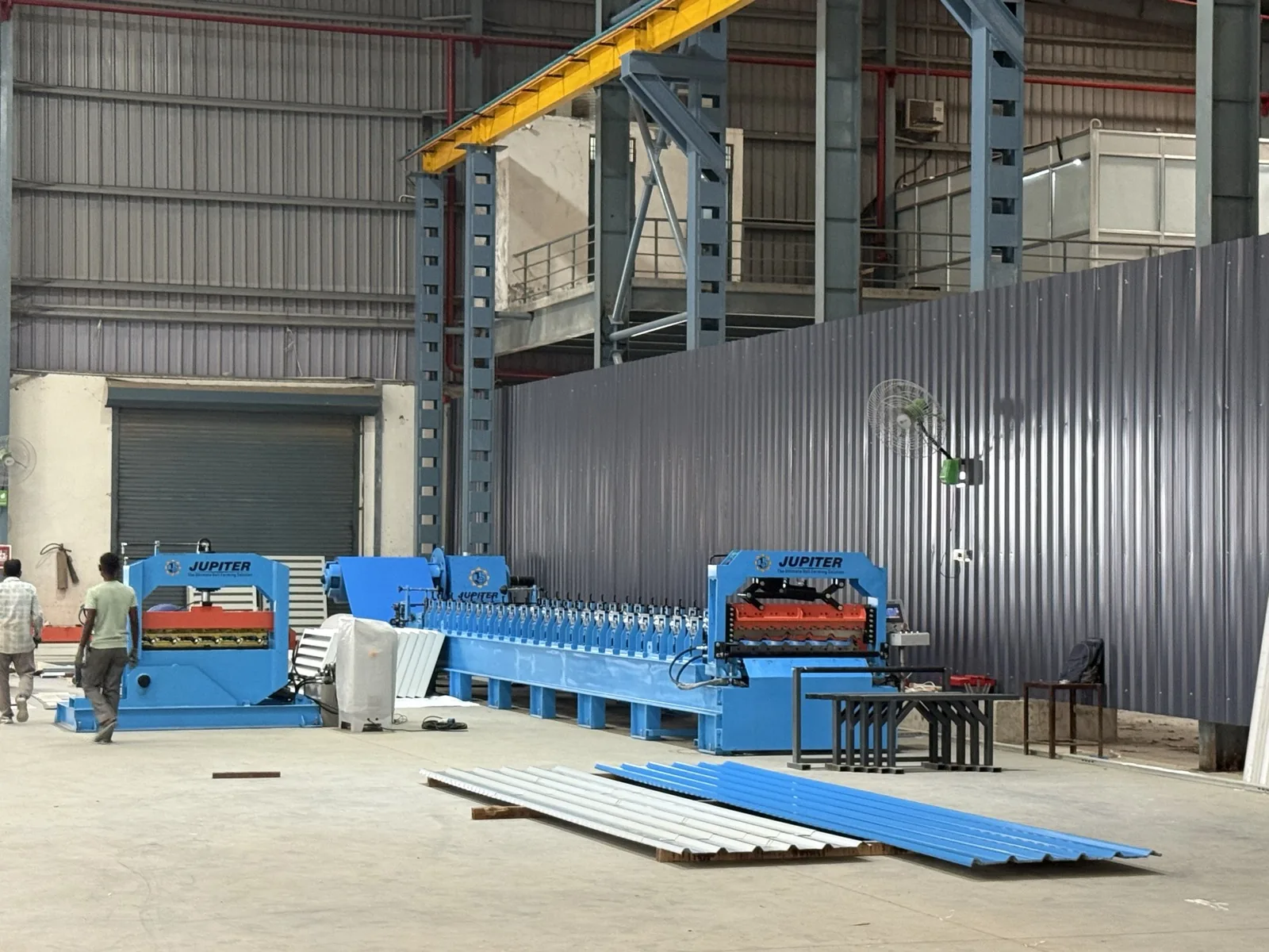 JUPITER roll-forming line producing profile sheets